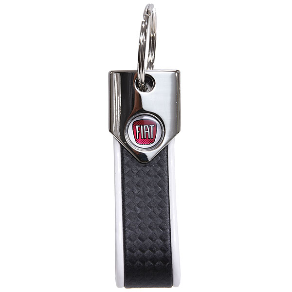 FIAT Old Emblem Keyring(Carbon Look)