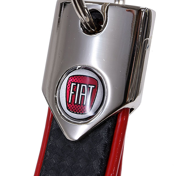 FIAT Old Emblem Keyring(Carbon Look)