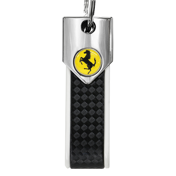 Ferrari Emblem Emblem Keyring(Carbon Look)