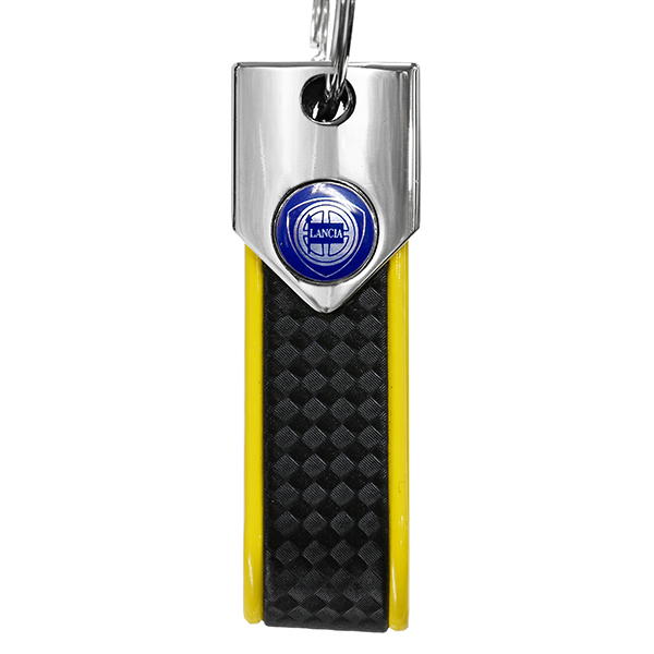 LANCIA Emblem Emblem Keyring(Carbon Look)