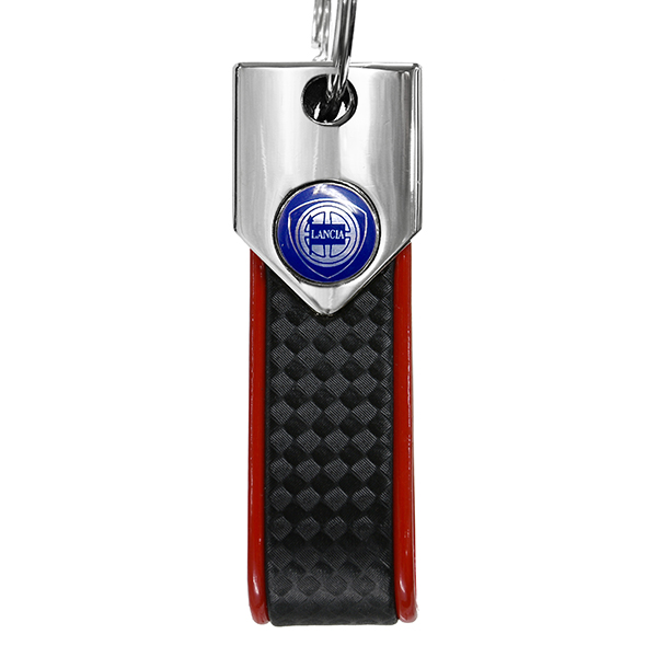 LANCIA Emblem Emblem Keyring(Carbon Look)