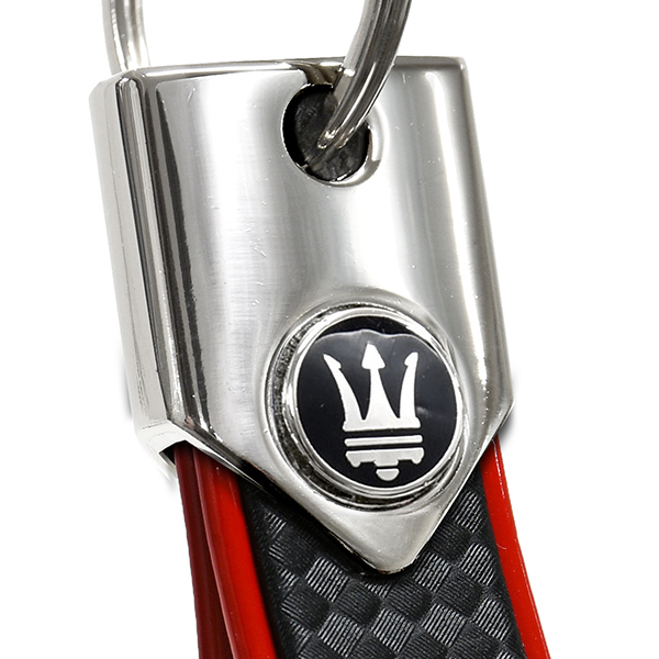 MASERATI Emblem Keyring(Carbon Look)