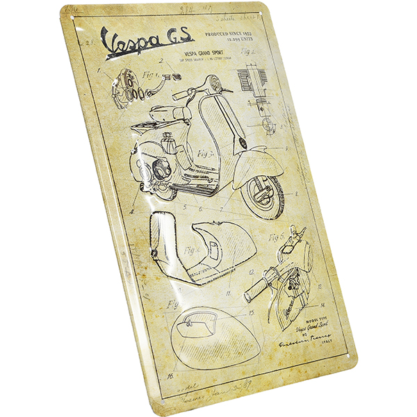 Vespa Official Sign Boad-Grand Sport-