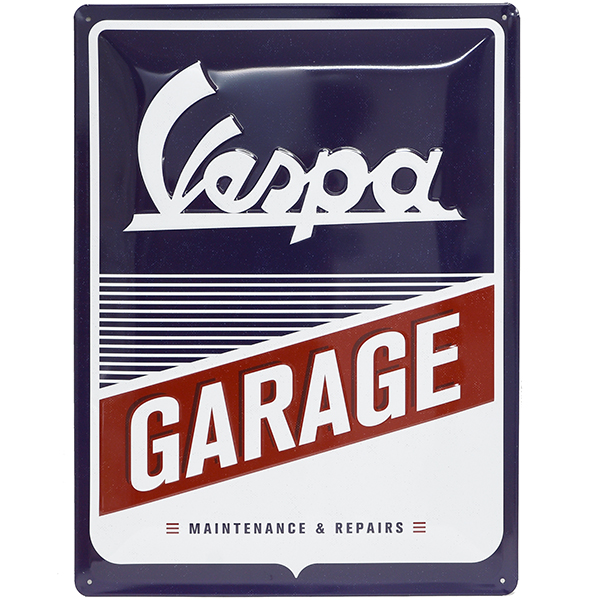 Vespa Official Sign Boad-GARAGE-(Large)