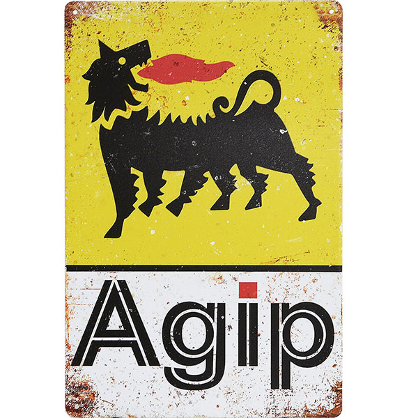 Agip Vintage Style Sign Board Type2