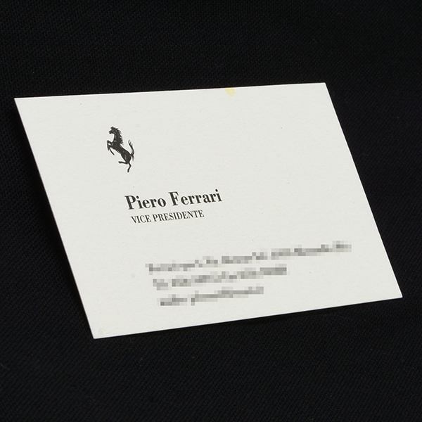 Piero Ferrari Business Card