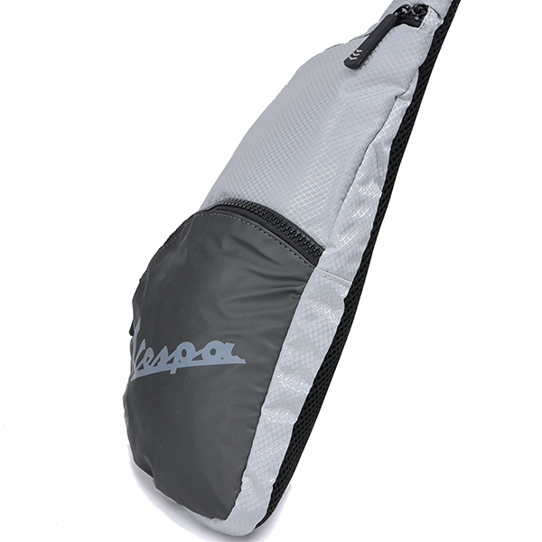 Vespa Official Shoulder Backpack(Silver/Black)