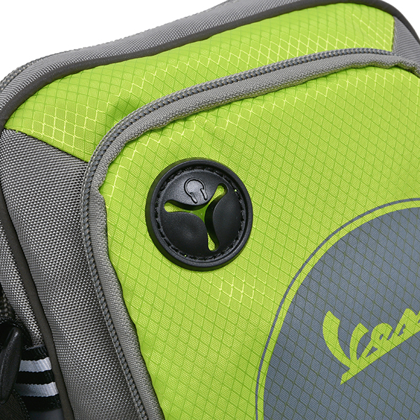 Vespa Official City Cross Schoulder Bag(Gray/Lime)