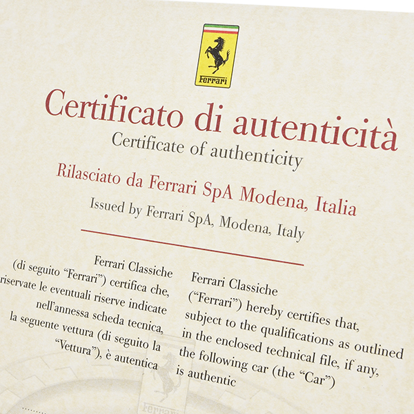 FerrariCLASSICHE CERTIFICATA COCERǧ