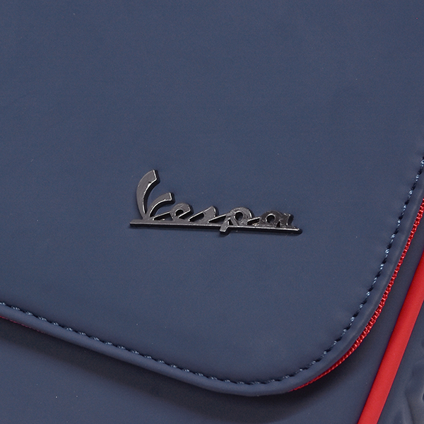 Vespa Official Rubber coating Schoulder Bag(Navy)