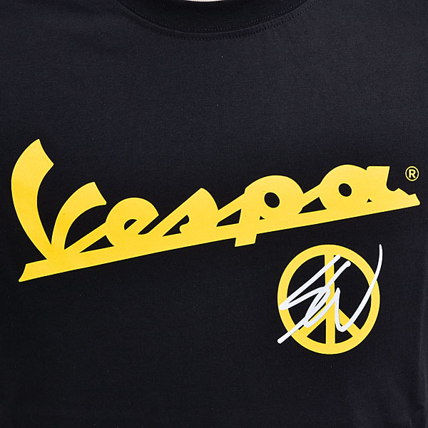 Vespa Sean Wotherspoon Collaboration T-shirts(Black)