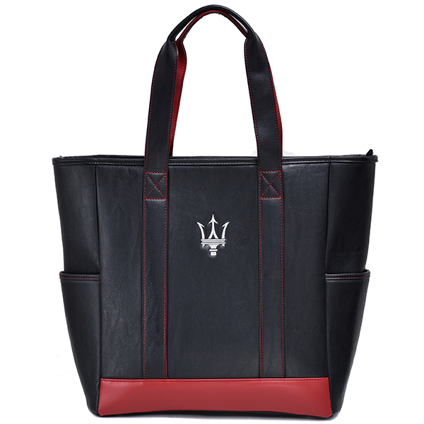 MASERATI Bi Color Tote Bag(Black/Red)