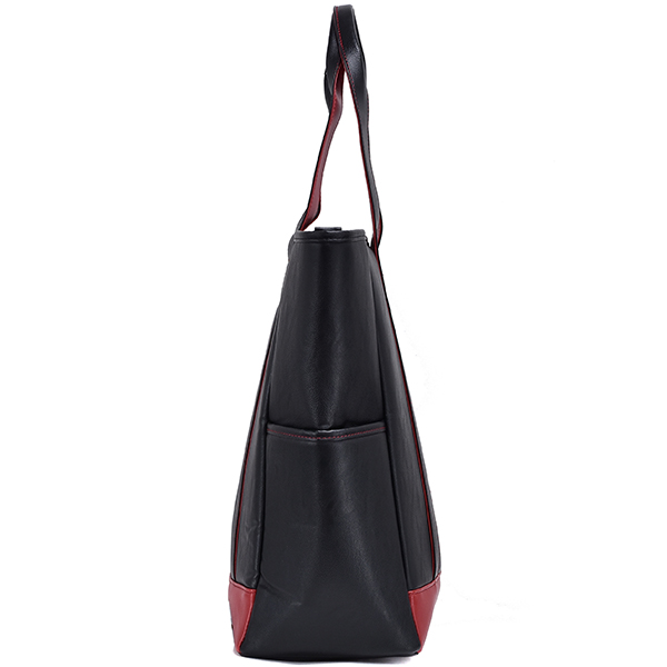 MASERATI Bi Color Tote Bag(Black/Red)