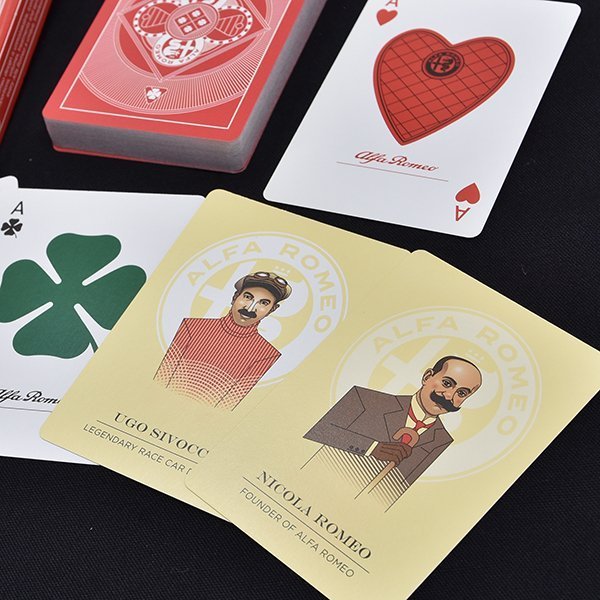 Alfa Romeo playing cards 