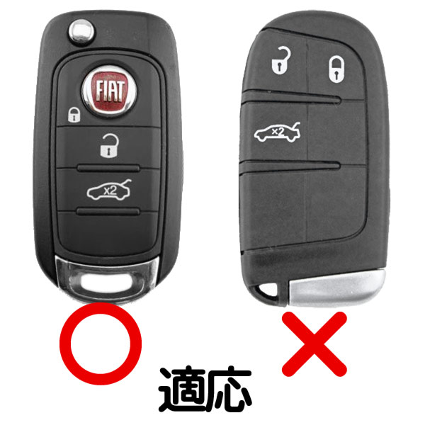 FIAT Genuine 500X/500L Key Cover(Tricolor Line)