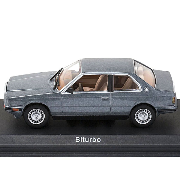 1/43 MASERATI Official BITURBO 1982 Miniature Model(Gray)