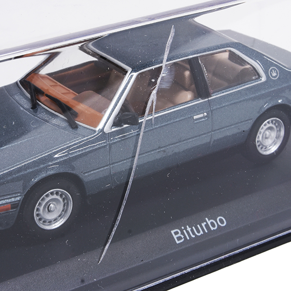 1/43 MASERATI Official BITURBO 1982 Miniature Model(Gray)