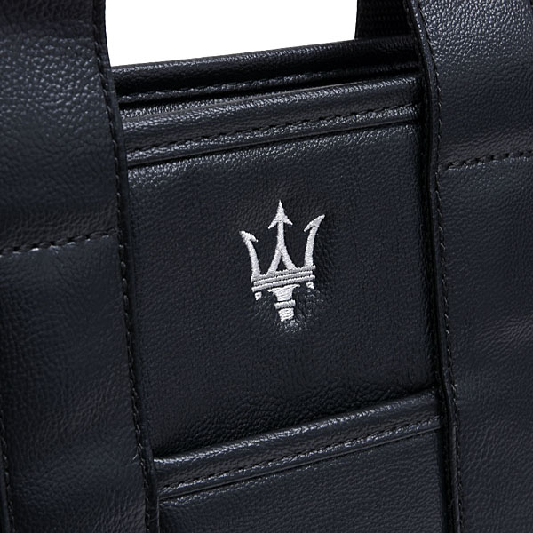 MASERATI Round Tote Bag(Black/Red)