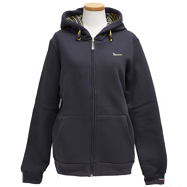 Vespa Official Zip Up Hoodie-GRAPHIC- for Women