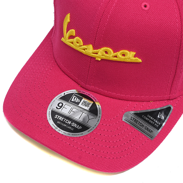 Vespa Official Baseball Cap-2021-by NEW ERA(Pink)