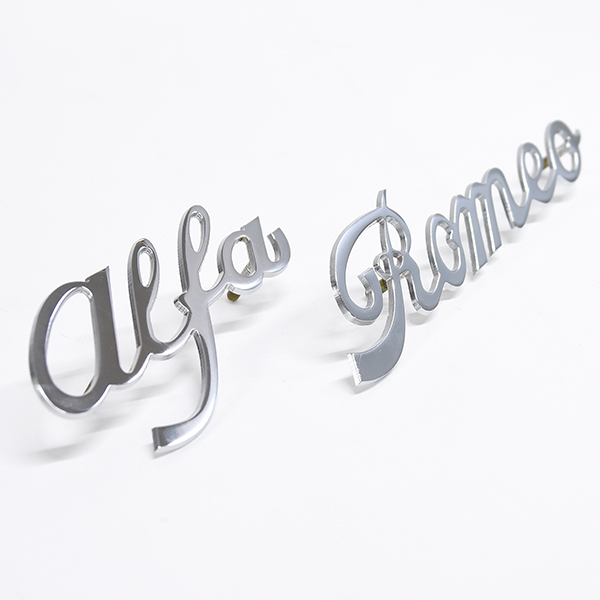 Alfa Romeo Metal Script (2 pcs.)