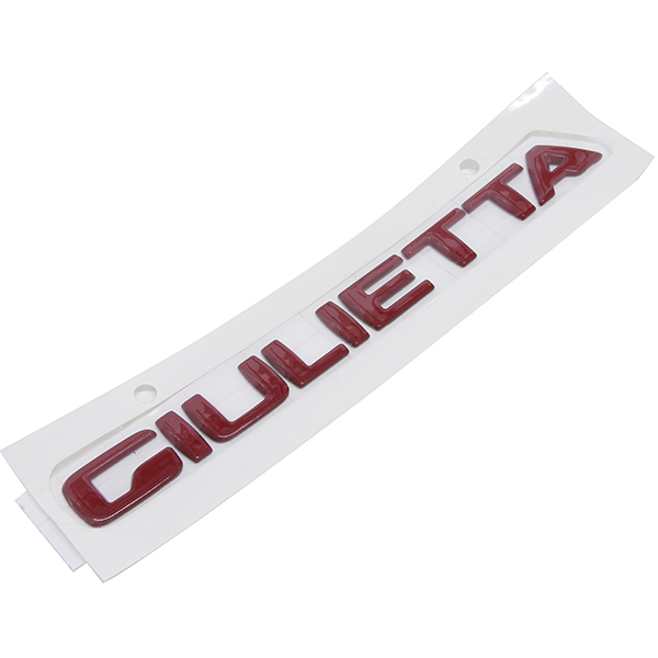 Alfa Romeo Genuine New GIULIETTA Logo(Red)