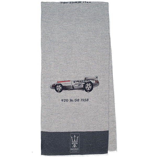 MASERATI Classiche Official wool Scalf