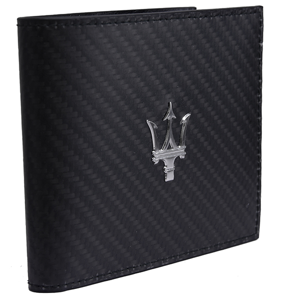 MASERATI genuine carbon wallet