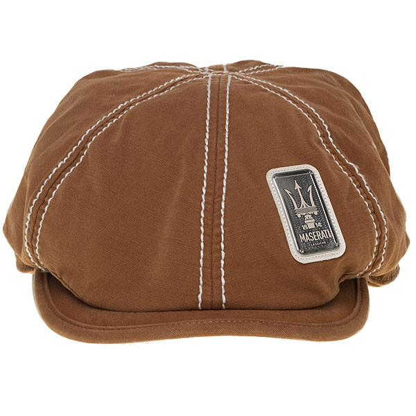 MASERATI Newsboy cap(Beige)