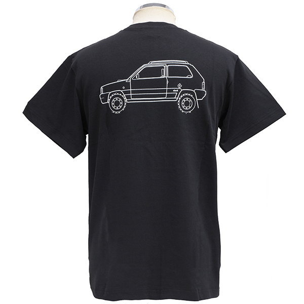 Garage Italia Official FIAT PANDA integral-e  Graphic T-Shirts(Black)