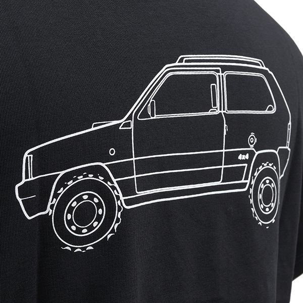 Garage Italia Official FIAT PANDA integral-e  Graphic T-Shirts(Black)