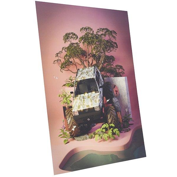 Garage Italia  Official FIAT PANDA Poster(IN THE JUNGLE)