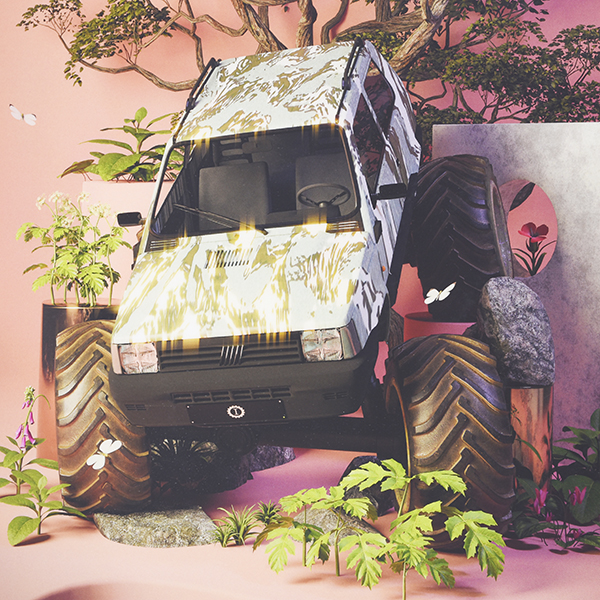 Garage Italia  Official FIAT PANDA Poster(IN THE JUNGLE)