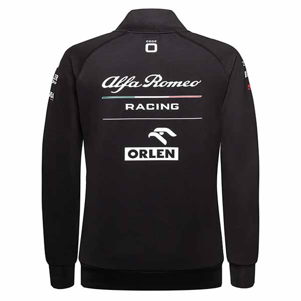 Alfa Romeo RACING ORLEN 2021 Official Essential Harf Zip Felpa