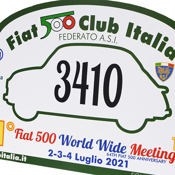 FIAT 500 CLUB ITALIA World Wide Meeting 2021ʥСץ졼ȥС