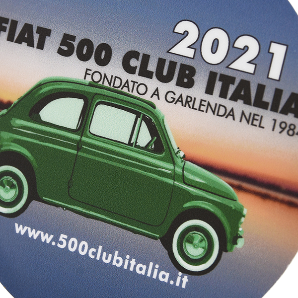 FIAT 500 CLUB ITALIA 2021 Sticker