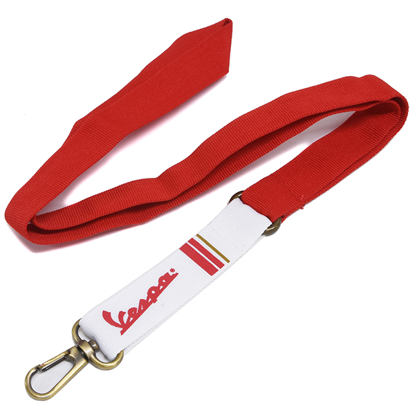 Vespa Official Neck Strap-Racing Sixty-(Red)