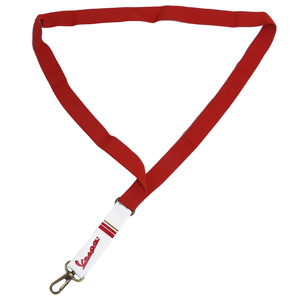 Vespa Official Neck Strap-Racing Sixty-(Red)