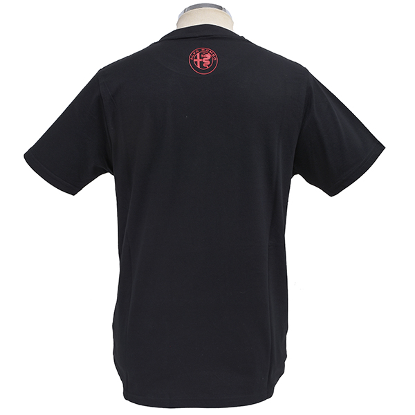 Alfa Romeo Official 110th Anniversary Classiche Race T-shirts (Black)