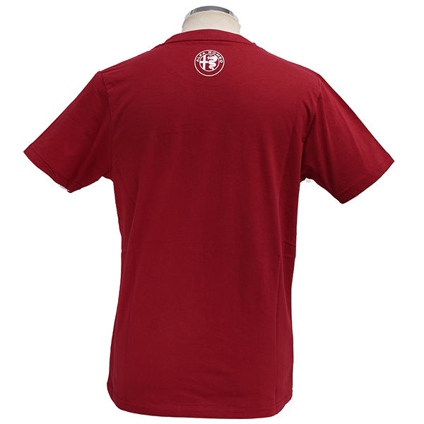 Alfa Romeo Official 110th Anniversary Classiche Race T-shirts (Red)