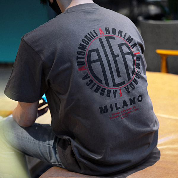 A.L.F.A. MILANO T-Shirts (Charcoal)