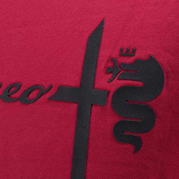 Alfa Romeo Official Script and Serpent T-Shirts(Red)