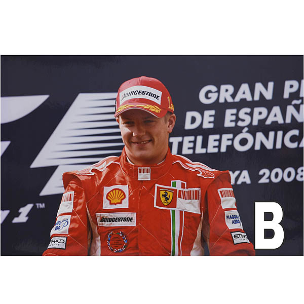 Scuderia Ferrari 2008 Original Press Photo Kimi Raikkonen 8 types