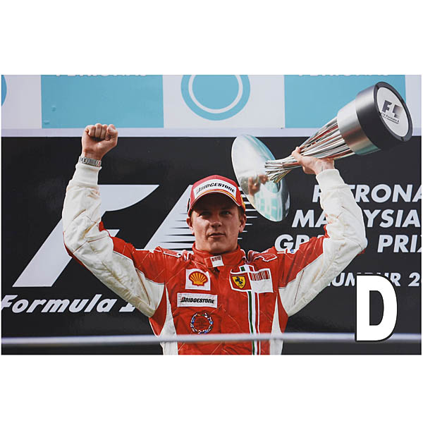 Scuderia Ferrari 2008 Original Press Photo Kimi Raikkonen 8 types