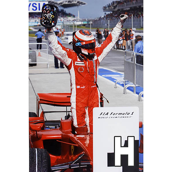 Scuderia Ferrari 2008 Original Press Photo Kimi Raikkonen 8 types