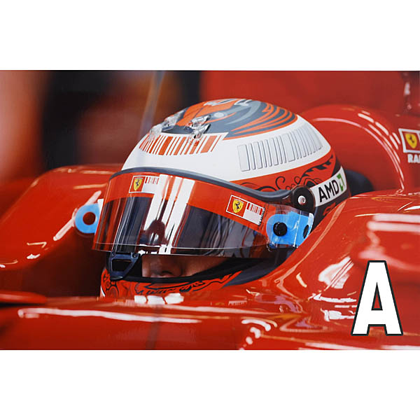 Scuderia Ferrari 2008 Original Press Photo Kimi Raikkonen (Driving)7 types