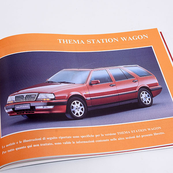 LANCIA Genuine Thema Owner's Manual (Italian)