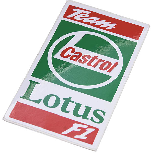 Team Lotus F1 Castrol Team Sticker