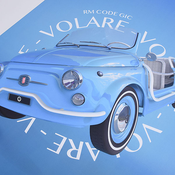 Garage Italia Official FIAT nuova500 Poster (Volare)