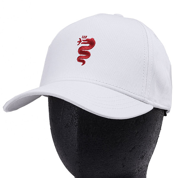 Alfa Romeo Official Biscione Baseball Cap (White)